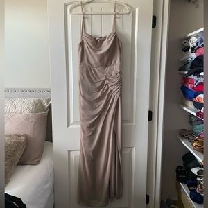 Azazie Taupe Bridesmaids Dress